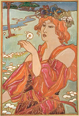 Dandelion Damsel c. 1900