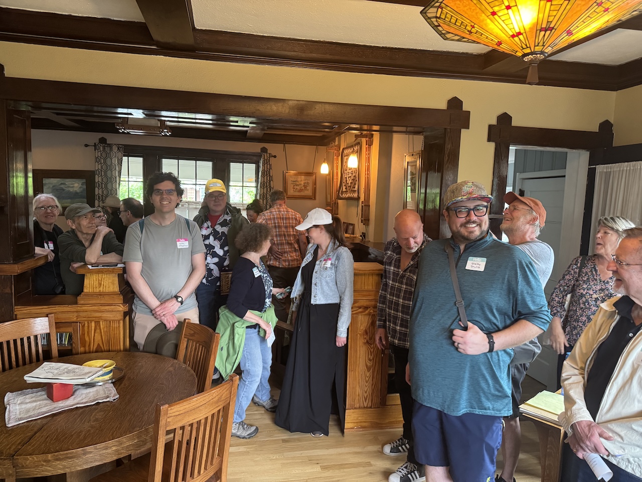 Jim's Dining Room with happy faces